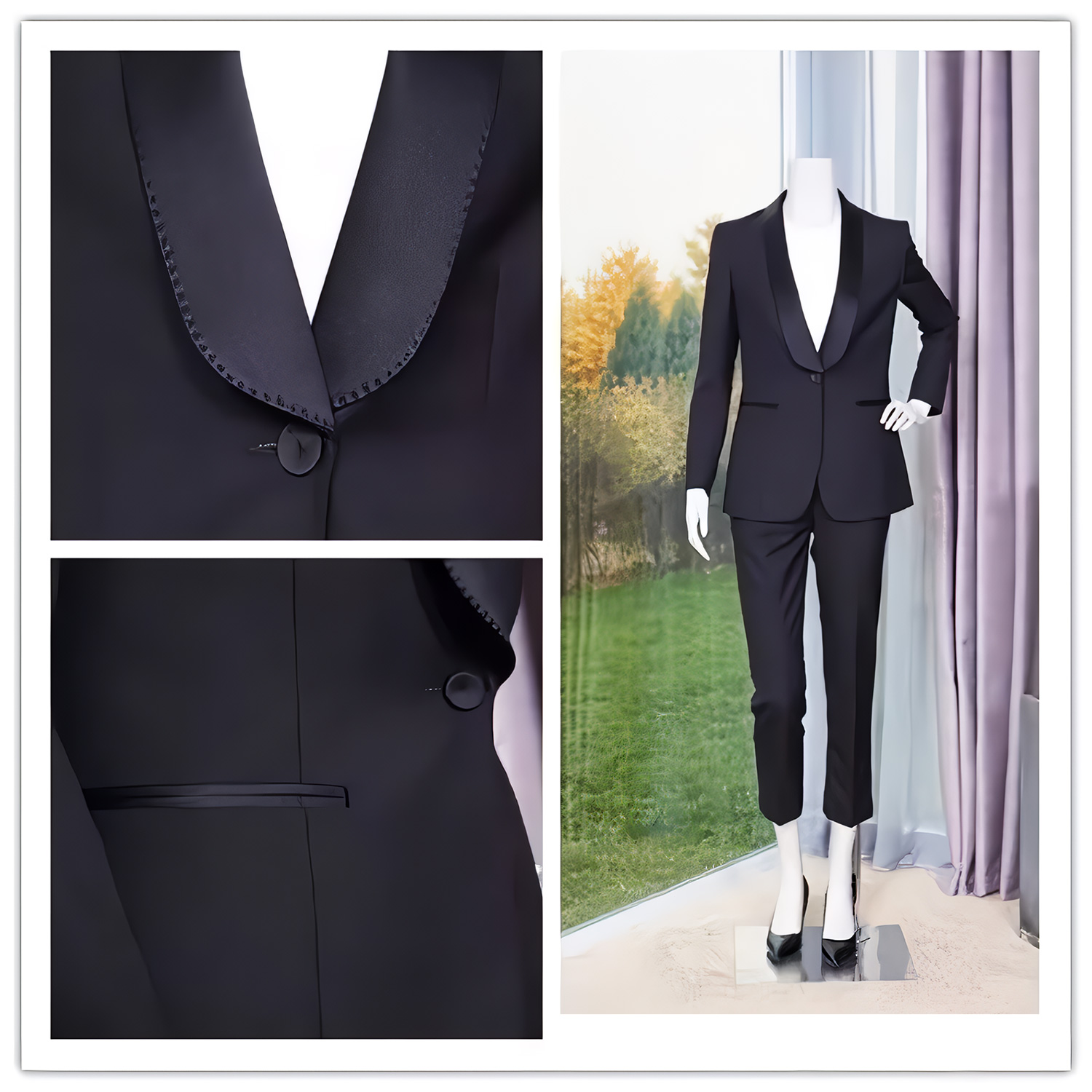 レディススーツディテール