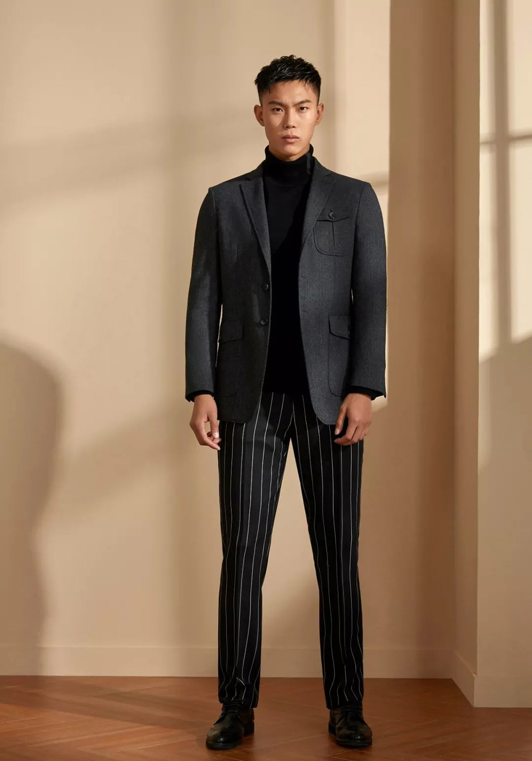 プリーツポケットジャケット